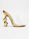 Bodied Heels- Gold