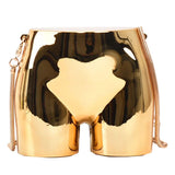 Bottom Half Handbag - Gold