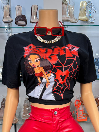 Bratz Graphic Tee - Black - Head Over Heels: All In One Boutique