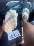 Bubble Sandals- White
