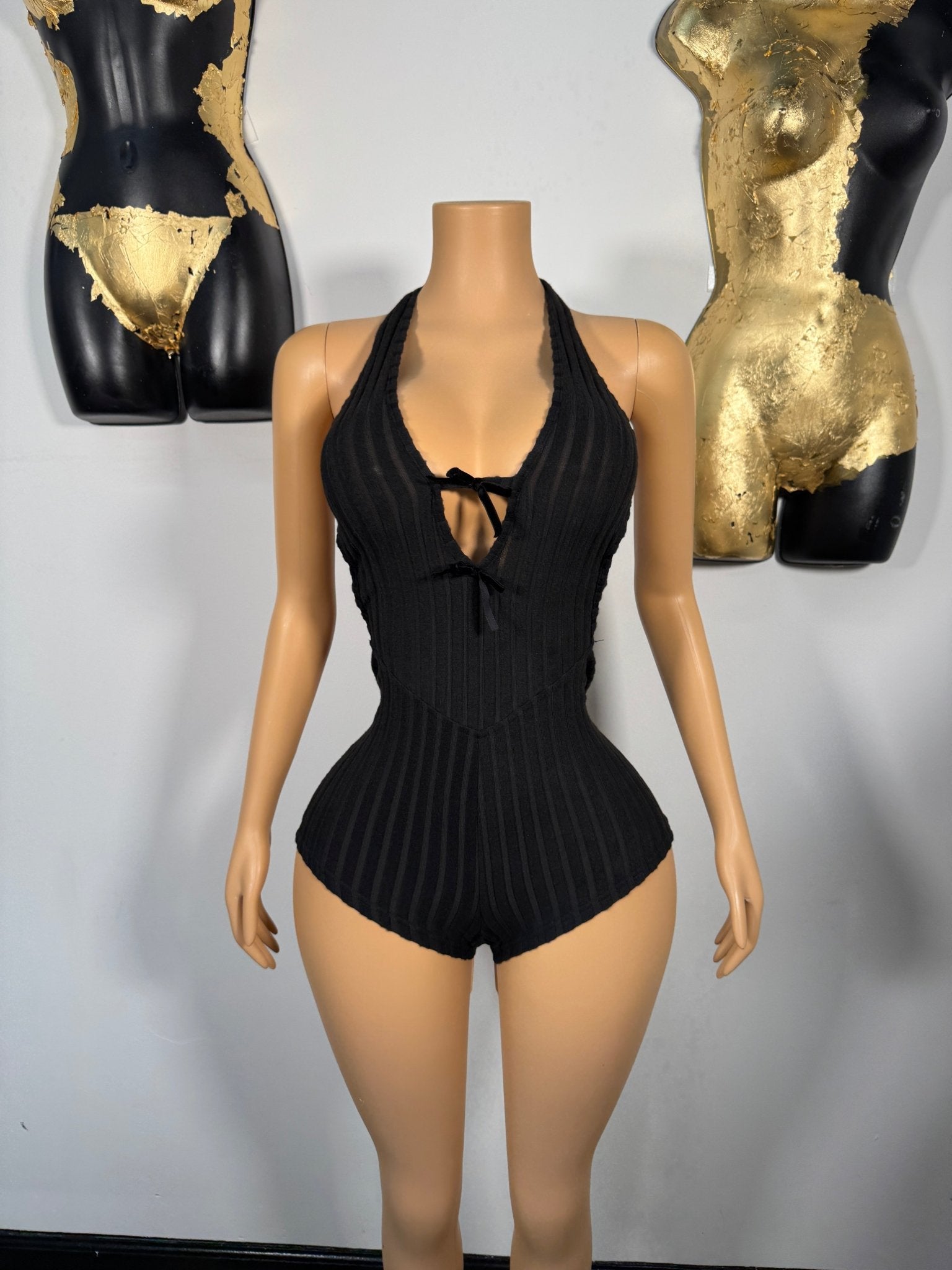 Bunni Romper - Black - Head Over Heels: All In One Boutique