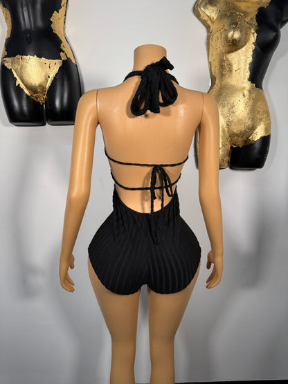 Bunni Romper - Black - Head Over Heels: All In One Boutique