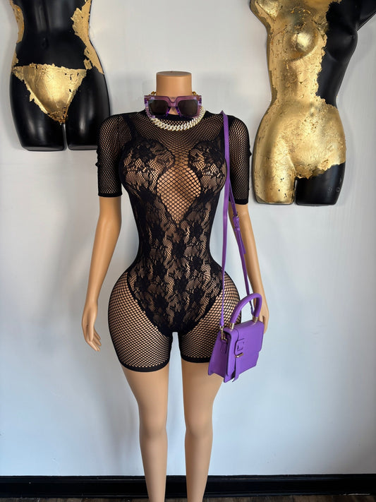 Cabo Romper - Black (One Size) (FINAL SALE) - Head Over Heels: All In One Boutique