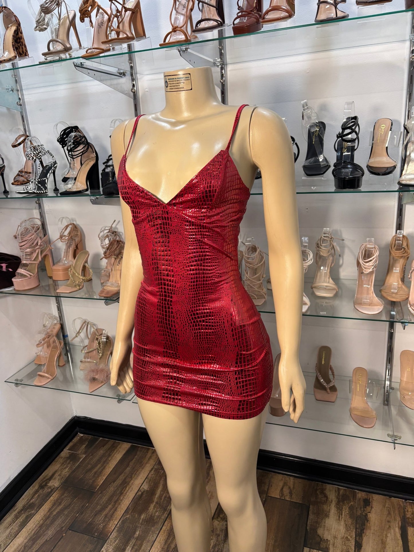 Carmine Leather Dress - Burgundy - Head Over Heels: All In One Boutique
