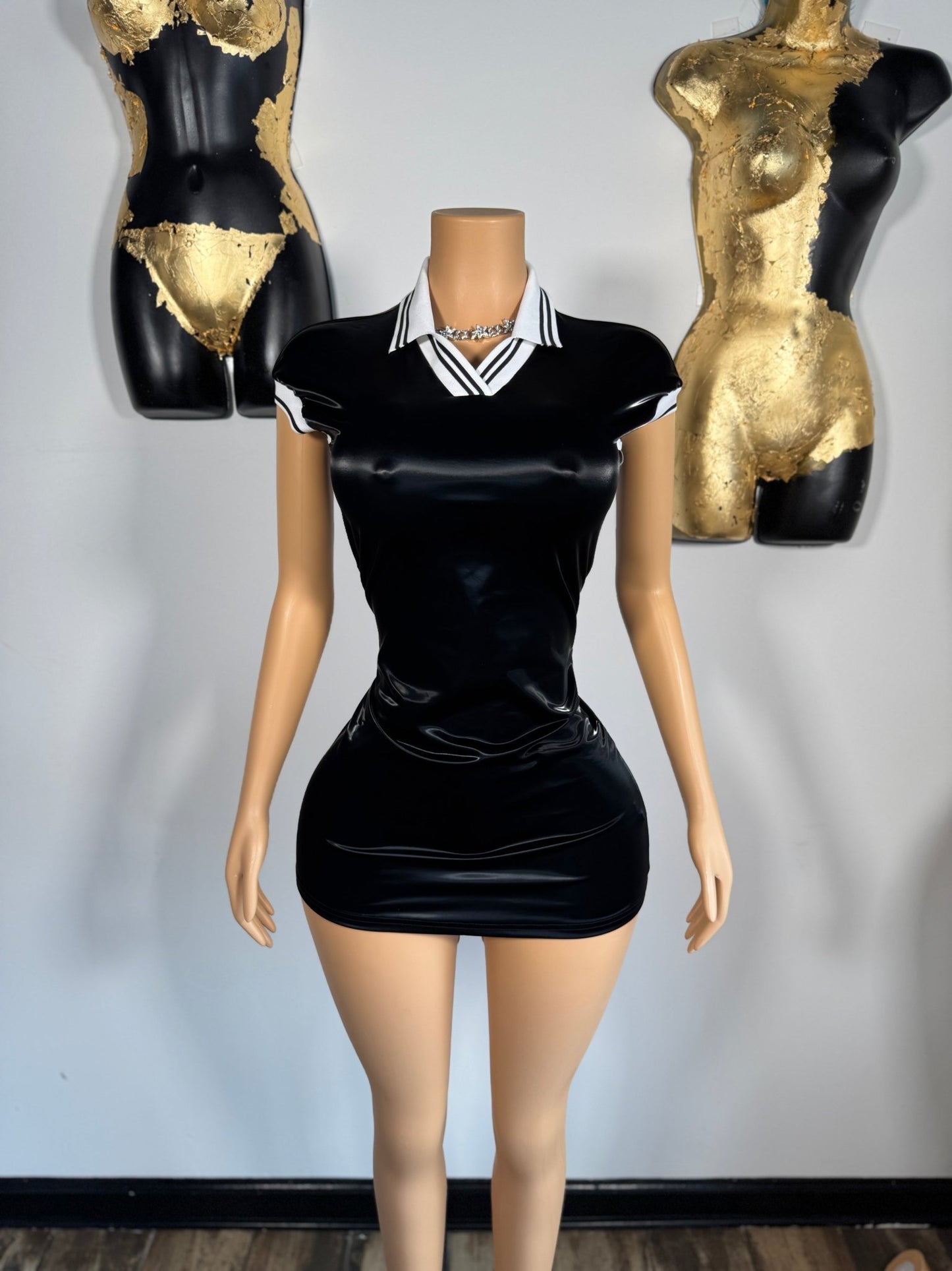 Chess Not Checkers Dress - Black - Head Over Heels: All In One Boutique