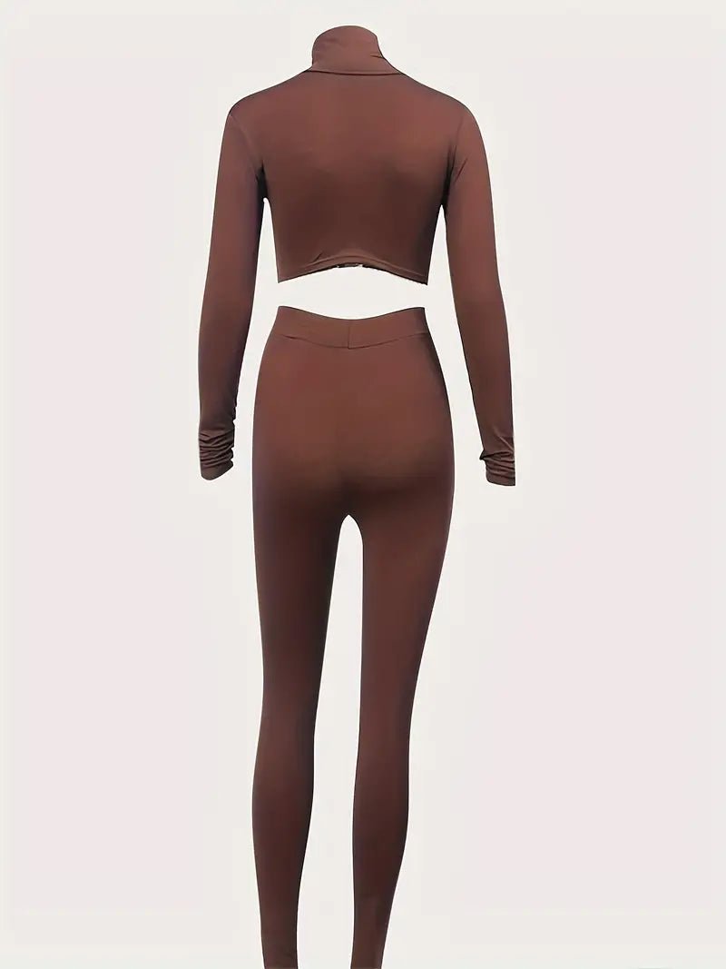 Cozie Pant Set - Brown - Head Over Heels: All In One Boutique