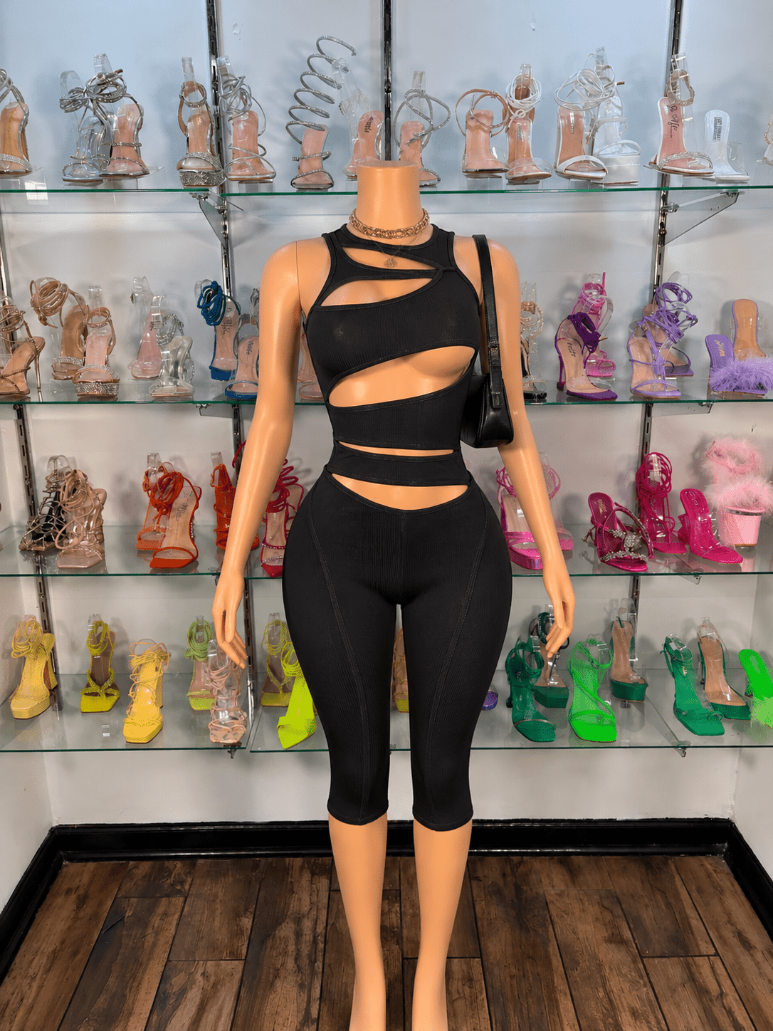 Cupid Capri Set- Black - Head Over Heels: All In One Boutique