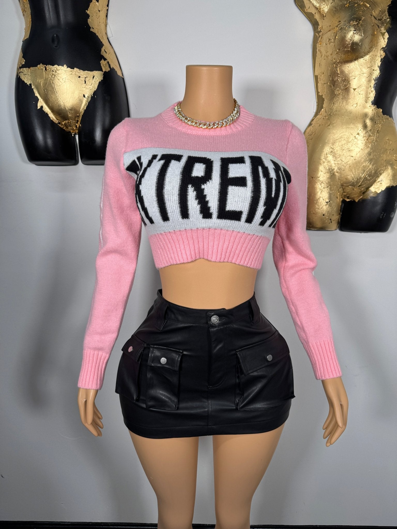 Extreme Sweater - Pink - Head Over Heels: All In One Boutique