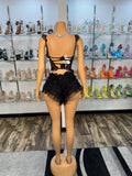 Fierce Short Set - Black - Head Over Heels: All In One Boutique