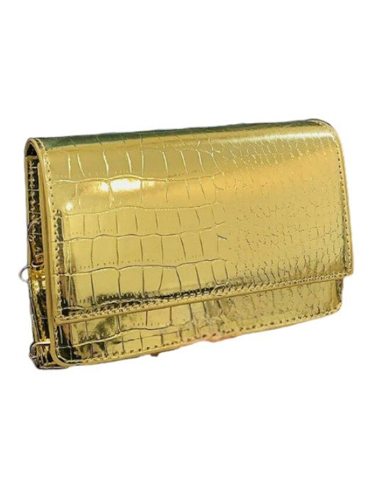 Flap Handbag - Gold - Head Over Heels: All In One Boutique