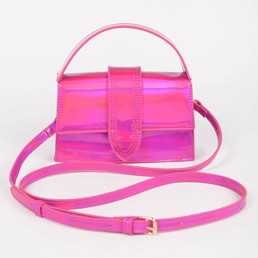 Flap Handbag - Pink (FINAL SALE) - Head Over Heels: All In One Boutique