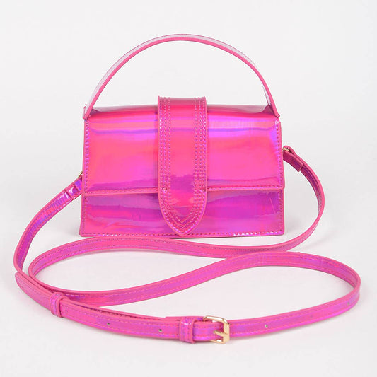 Flap Handbag - Pink (FINAL SALE) - Head Over Heels: All In One Boutique
