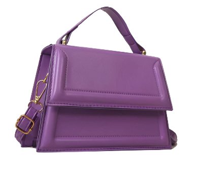 Flap Handbag - Purple - Head Over Heels: All In One Boutique