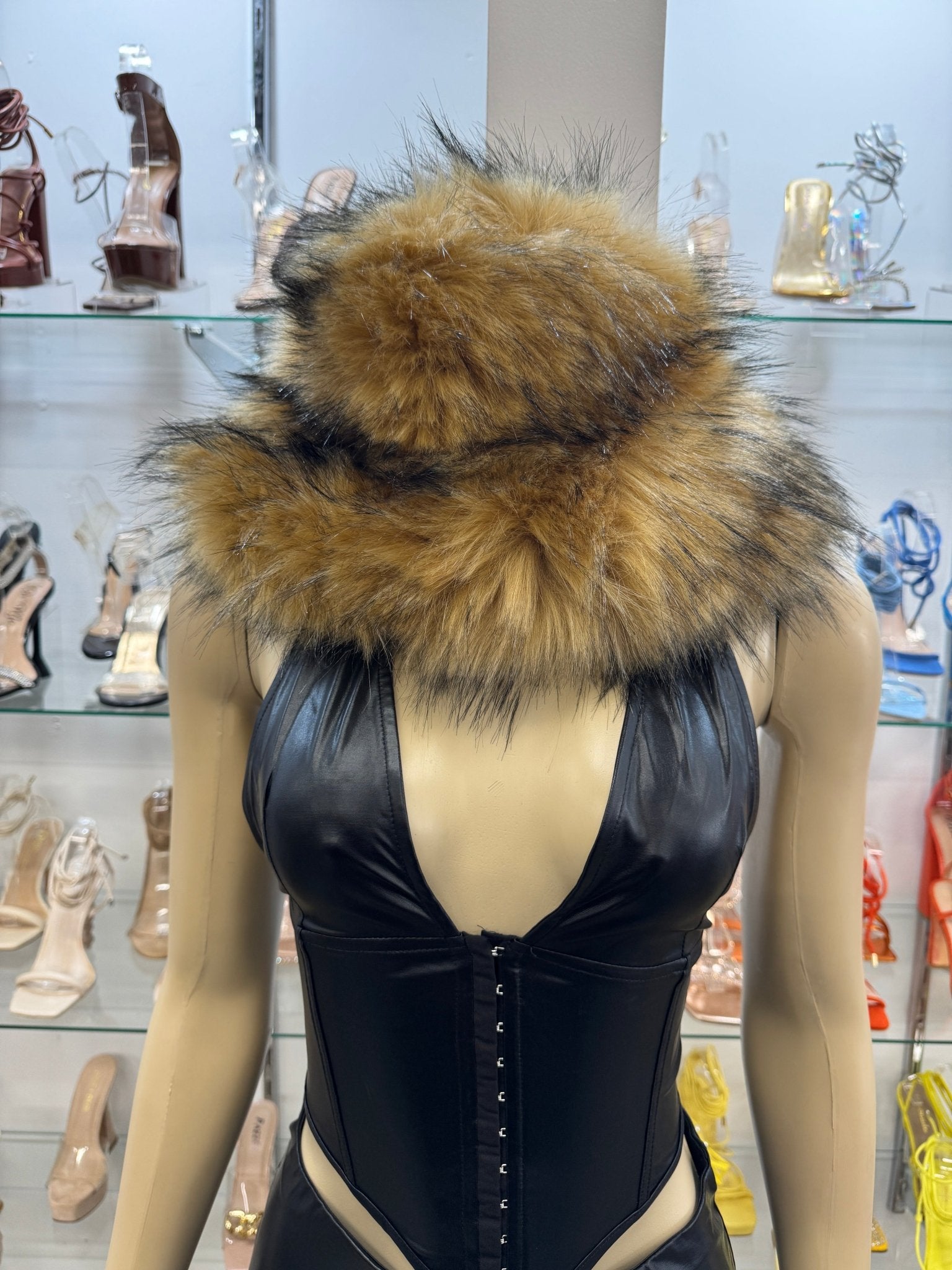 Fur Frenzy Hat - Brown - Head Over Heels: All In One Boutique