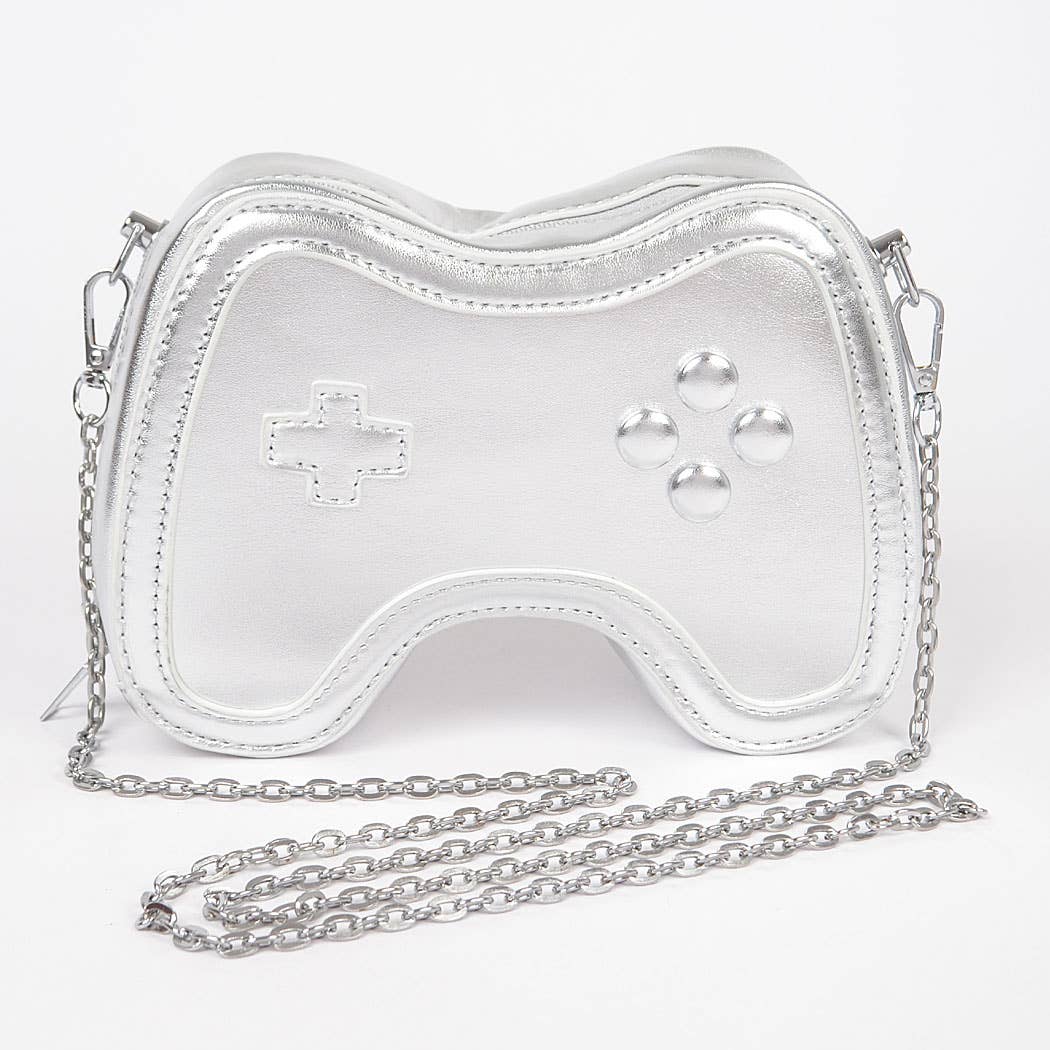 Game Controller Handbag - Silver (Final Sale) - Head Over Heels: All In One Boutique