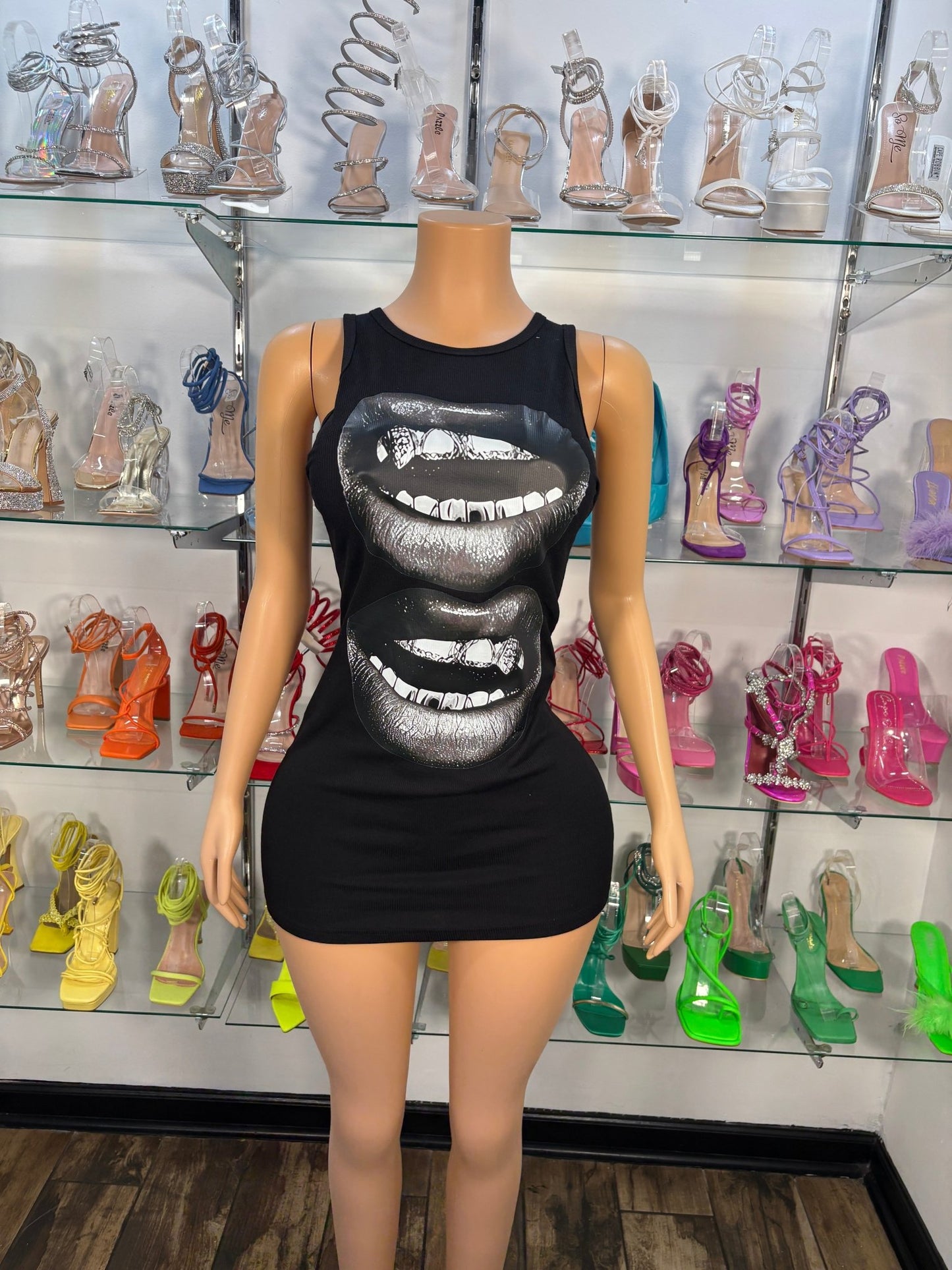Good Grillz Dress - Black - Head Over Heels: All In One Boutique
