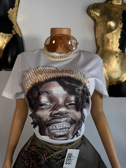 Happiness Graphic Tee - White - Head Over Heels: All In One Boutique