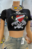 Hardy Crop Top- Black