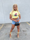 Hardy Crop Top- Yellow - Head Over Heels: All In One Boutique
