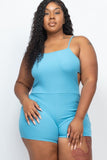 High Hopes Romper- Blue - Head Over Heels: All In One Boutique