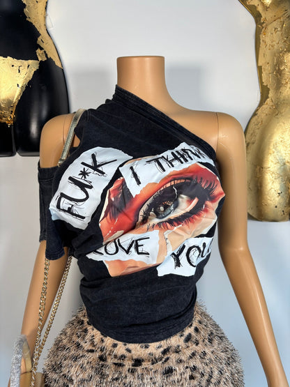 I Love You Muscle Tee - Black - Head Over Heels: All In One Boutique