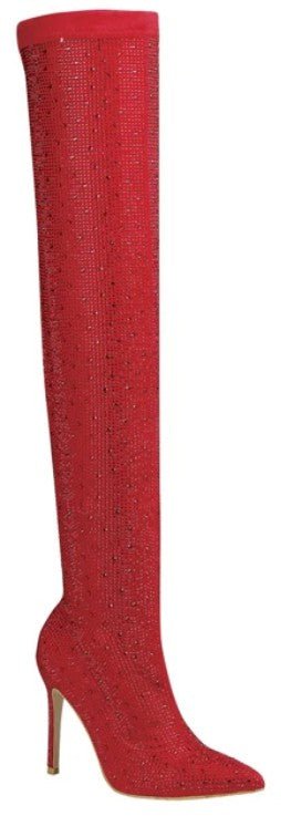 Ice Me Out Boots - Red - Head Over Heels: All In One Boutique