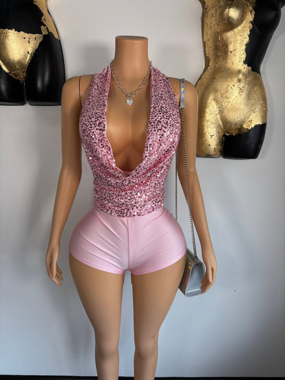 In Too Deep Short Set - Pink - Head Over Heels: All In One Boutique