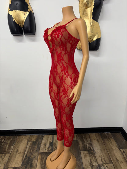 Laced Up Jumper - Red (FINAL SALE) - Head Over Heels: All In One Boutique