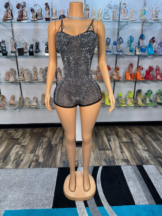 Laila Romper - Black - Head Over Heels: All In One Boutique