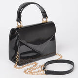 Leather Satchel-Black (Final Sale)