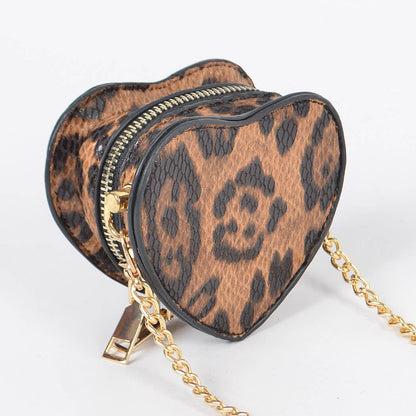 Leopard Heart Mini Bag (Final Sale) - Head Over Heels: All In One Boutique