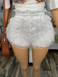 Lil Sassy Shorts - White - Head Over Heels: All In One Boutique