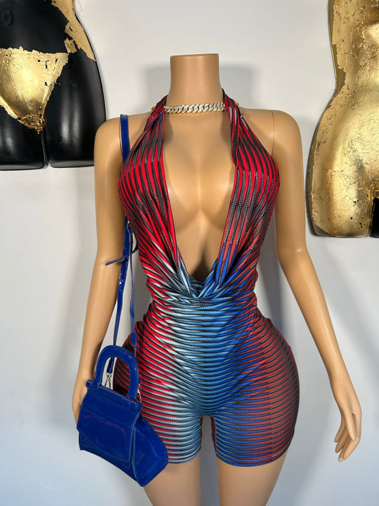 Lover Girl Romper - Multi - Head Over Heels: All In One Boutique