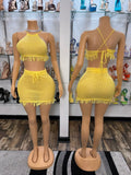 Maui Skirt Set - Yellow - Head Over Heels: All In One Boutique