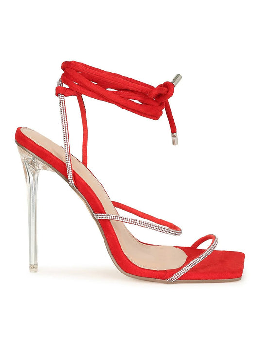 Mellie Heels - Red - Head Over Heels: All In One Boutique