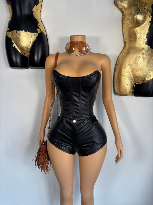 Modest Short Set - Black - Head Over Heels: All In One Boutique