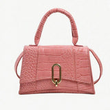 Motion Croc Handbag- Pink - Head Over Heels: All In One Boutique