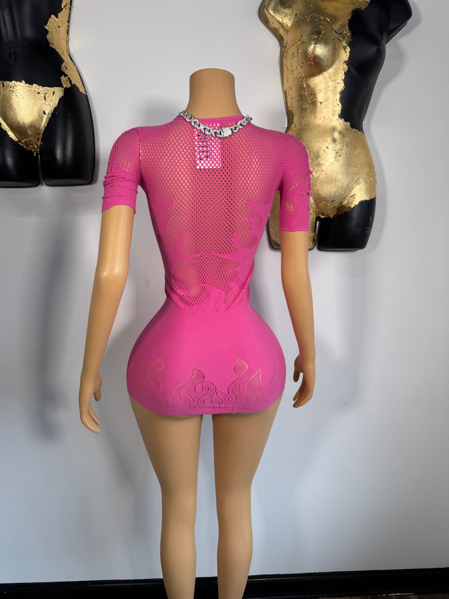 Ms. Mocha Dress - Pink (FINAL SALE) - Head Over Heels: All In One Boutique