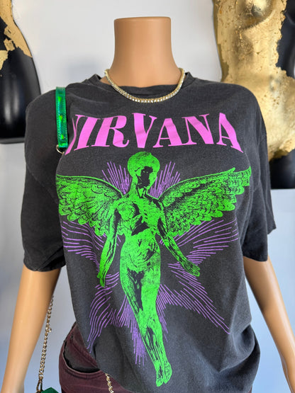 Nivana Graphic Tee - Black - Head Over Heels: All In One Boutique