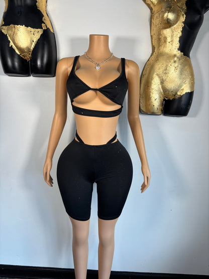 Not So Simple Capri Set - Black - Head Over Heels: All In One Boutique
