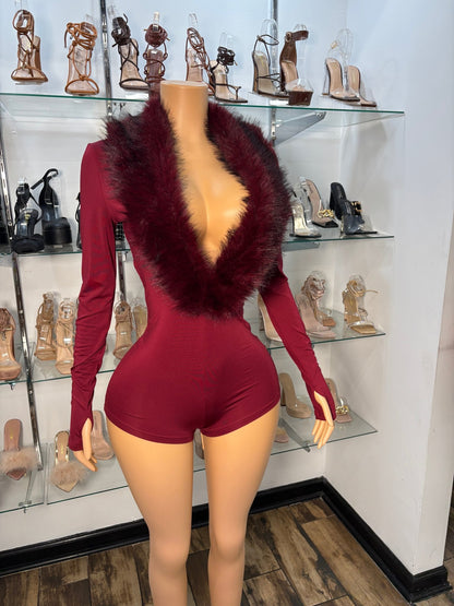 Nyla Romper - Burgundy - Head Over Heels: All In One Boutique