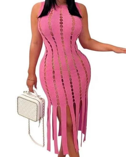 Peep Show Dress - Pink - Head Over Heels: All In One Boutique