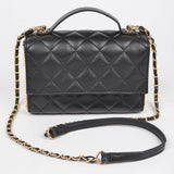 Quilted Flap Bag - Black (Final Sale) - Head Over Heels: All In One Boutique