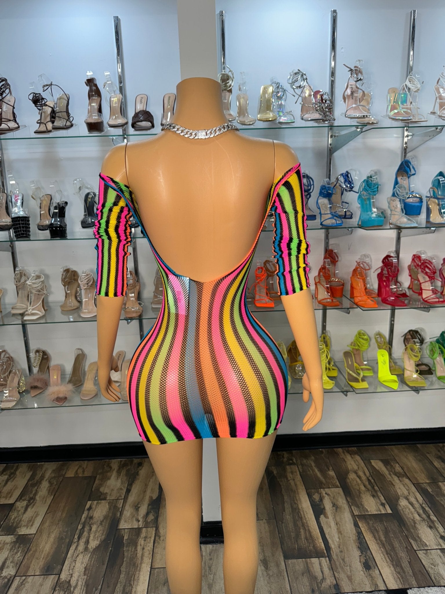 Rainbow Dress - One Size - Head Over Heels: All In One Boutique