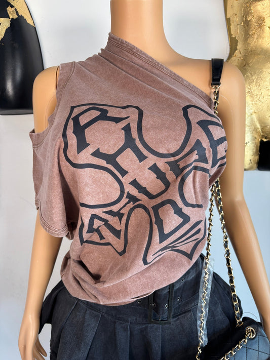 Rhude Muscle Tee - Pink - Head Over Heels: All In One Boutique