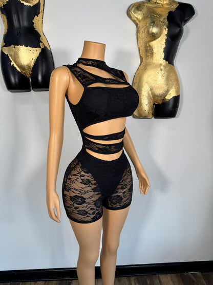 Sadie Romper - Black - Head Over Heels: All In One Boutique