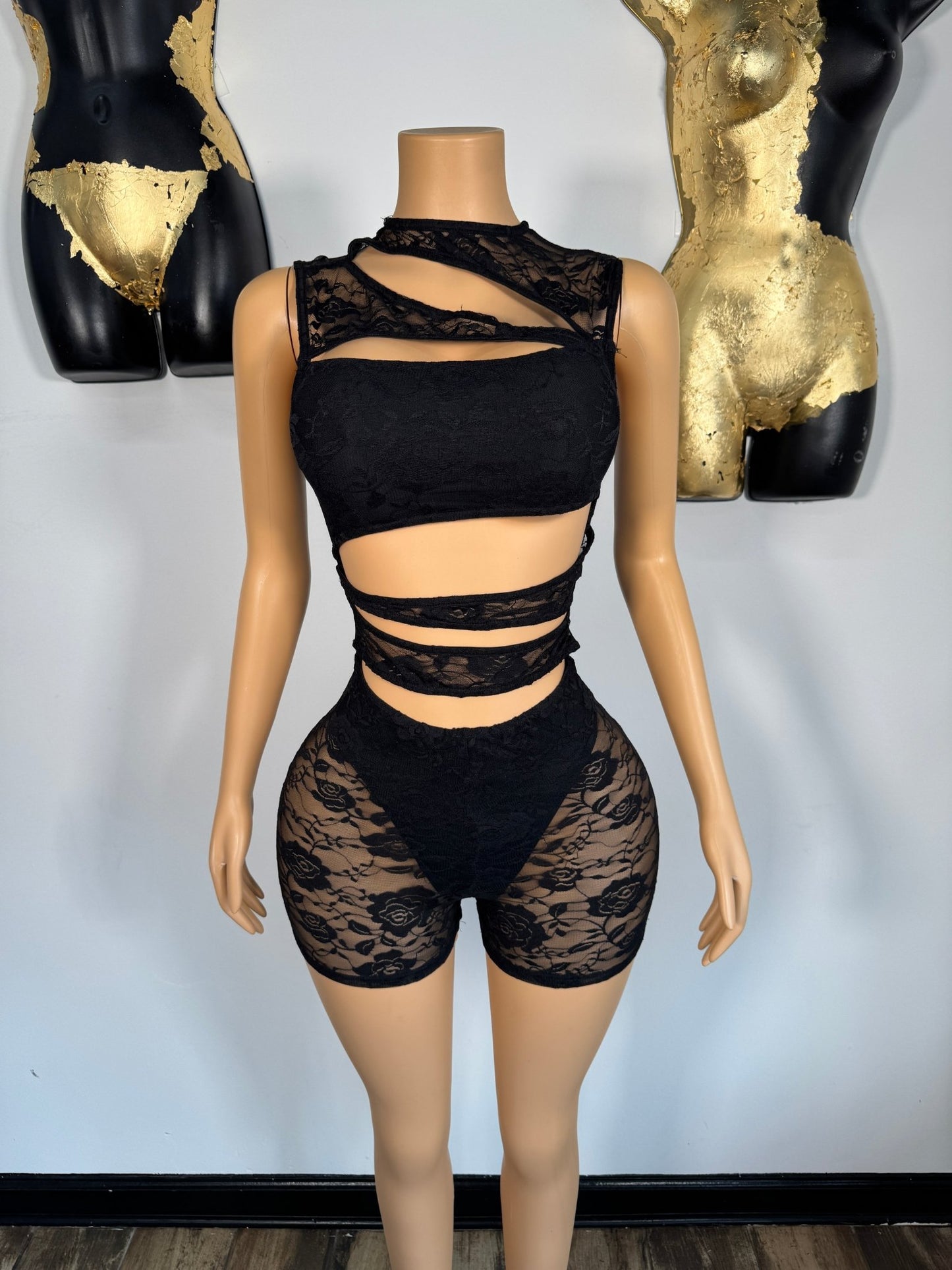 Sadie Romper - Black - Head Over Heels: All In One Boutique