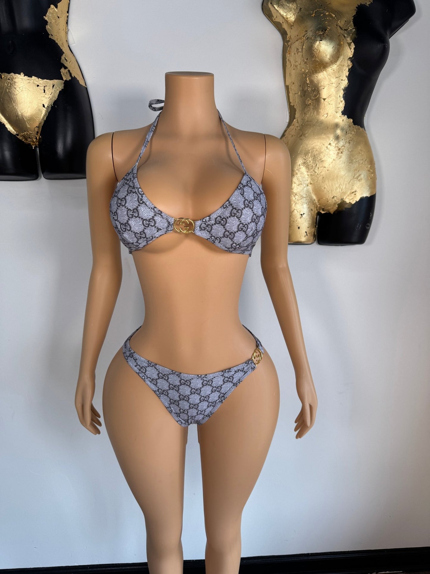 Santorini Bikini - Brown (FINAL SALE) - Head Over Heels: All In One Boutique