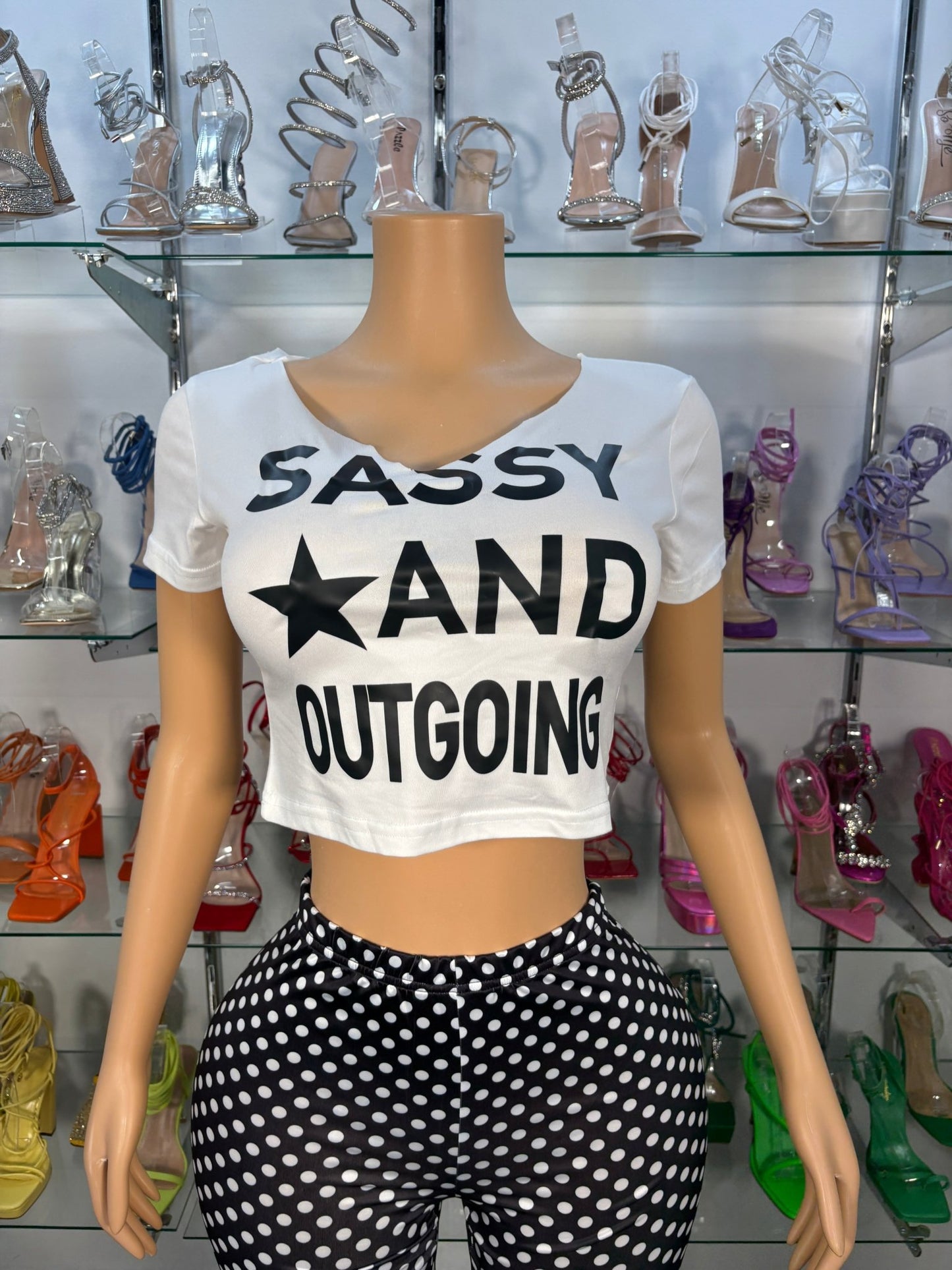 Sassy Crop Top - Head Over Heels: All In One Boutique