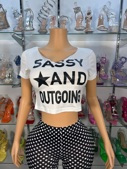 Sassy Crop Top - Head Over Heels: All In One Boutique